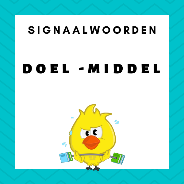 Signaalwoorden oefenen - doel middel - LeesMees (1)